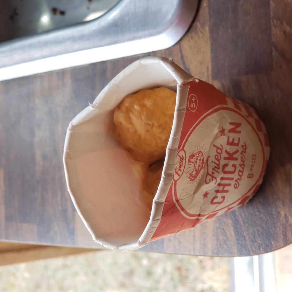 Fried Chicken Erasers - Fun Kitchen Accessory